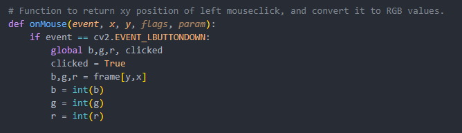 Mouse Click Event Handler